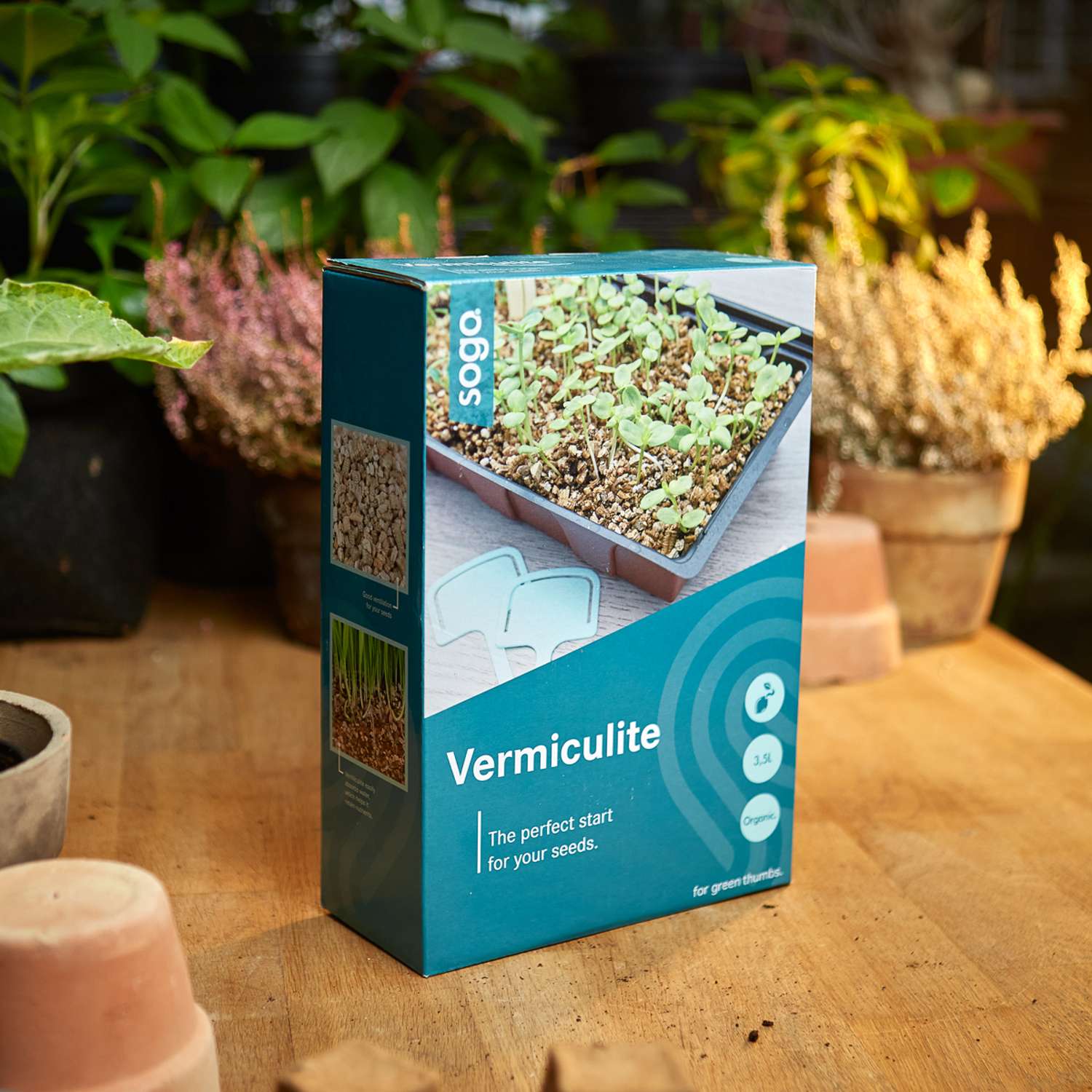 Vermiculit i boks, 3,5 liter